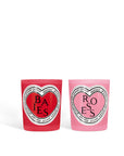 DIPTYQUE DUO CANDELE SAN VALENTINO BAIES E ROSES 190 GR