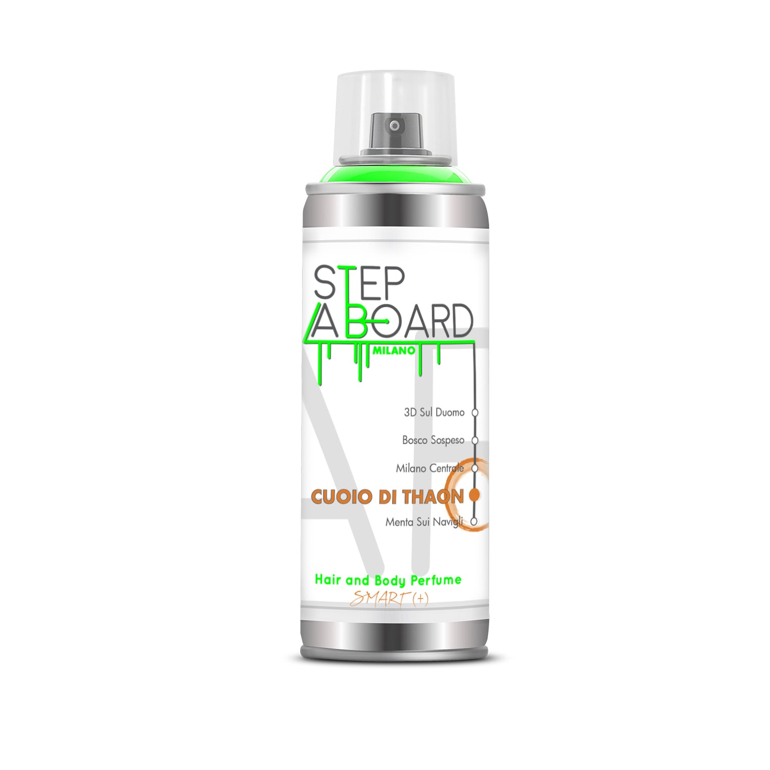 STEP ABOARD CUOIO DI THAON HAIR &amp; BODY PERFUME Profumiere: Bertrand Duchaufour – Grasse, FranceLEGNOSA • CUOIO • CIPRIATAArancia DolceRum – Semi di CarotaIris -Suède 2000001926536 €58,00