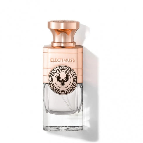 ELECTIMUSS LONDON TRAJAN TRAJAN PURE PARFUM 100 MLEsplora la Via della Seta con questa ambra floreale aromatica fruttata.Inspira dolci panorami di agrumeti, attraversa campi di lavanda e salvia, cammina in punta di piedi attraverso un bosco di cedro e sci