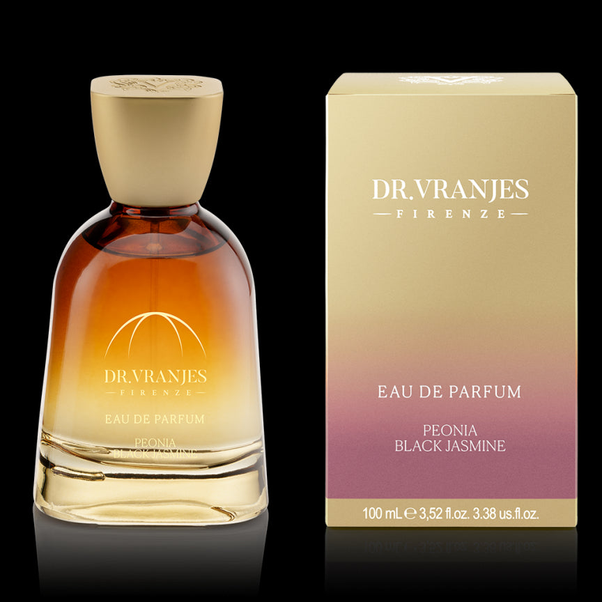 DR. VRANJES PEONIA BLACK JASMINE EDP 100 ML Eau de Parfum Peonia Black Jasmine 100mlUn bouquet floreale fresco, leggero e raffinato composto dalle note carnose della peonia e quelle intense del gelsomino nero. 2000001754955 €164,00