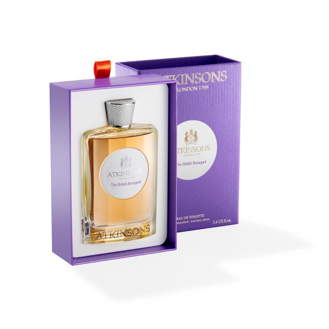 ATKINSONS 1799 BRITISH BOUQUET NATURAL SPRAY EAU DE TOILETTE 100 ML BRITISH BOUQUET NATURAL SPRAY EAU DE TOILETTE 100 ML Tutti i dettagli più brillantiQuintessenza dell'eleganza classica, The British Bouquet di Atkinsons è la fragranza che cattura quello