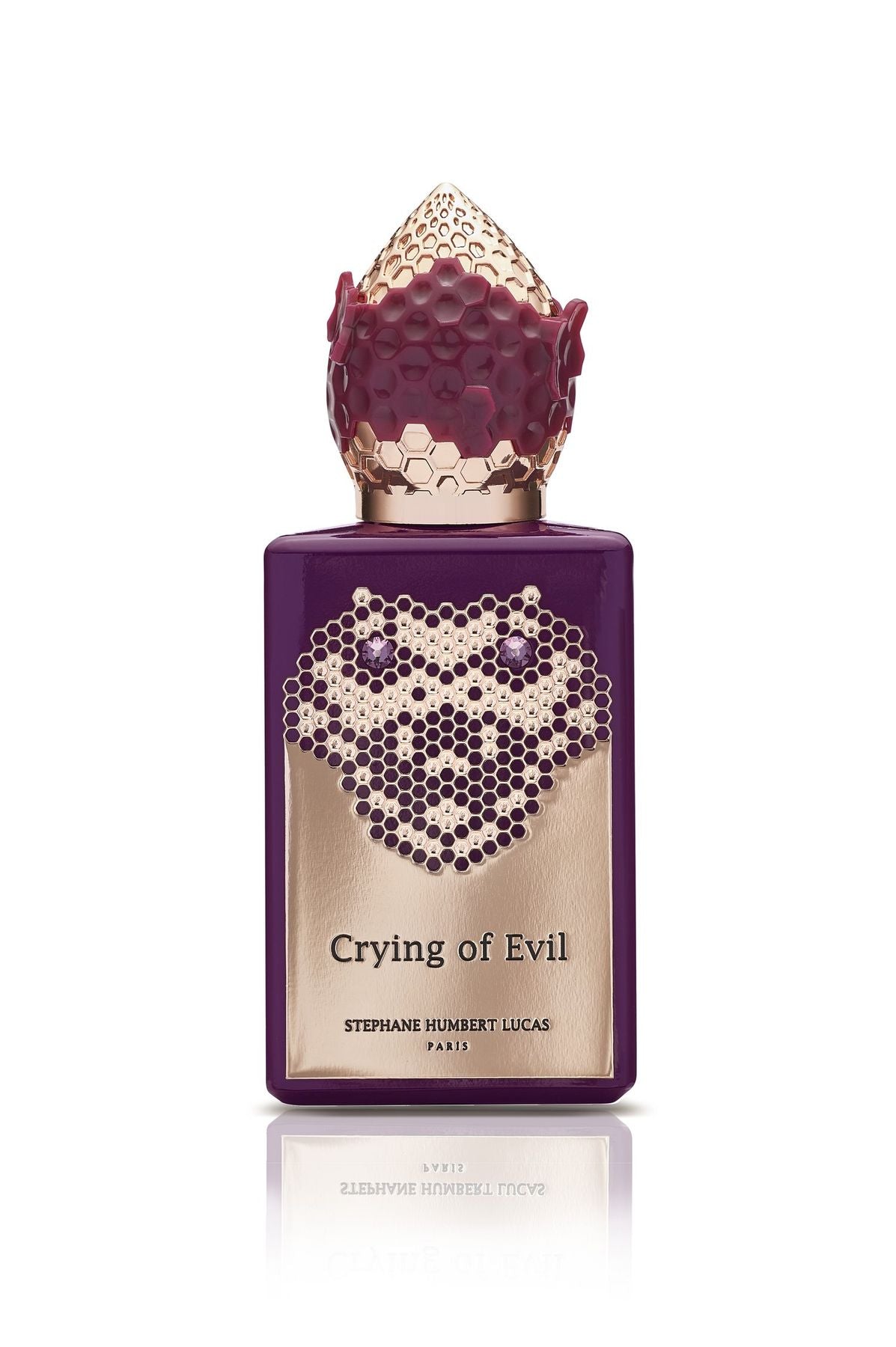 STEPHANE HUMBERT LUCAS CRYING OF EVIL EDP 50 ML CRYING OF EVIL EDP 50 MLCrying of Evil è ispirato a Les Fleurs du Mal di Charles Baudelaire.Progetto poetico di una vita, l&#39;artista esprime il paradosso tra il male e la bellezza, l&#39;eterno tiro alla fune tra