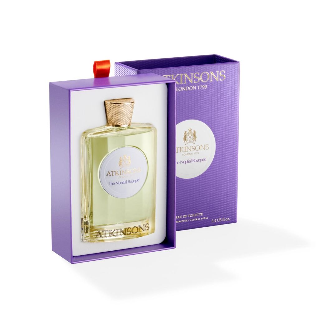 ATKINSONS 1799 NUPTIAL BOUQUET NAT SPRAY EAU DE TOILETTE 100 ML NUPTIAL BOUQUET NAT SPRAY EAU DE TOILETTE 100 ML Tutti i dettagli più brillantiIl flower power può evocare gli anni sessanta e settanta, ma se torniamo indietro di un secolo, troviamo una gio