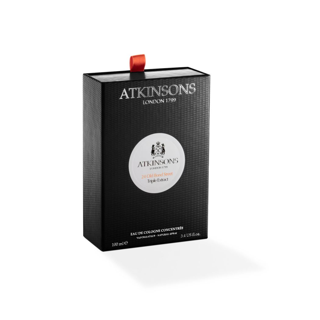 ATKINSONS 1799 24 OLD BOND STREET TRIPLE EXTRACT EAU DE COLOGNE 100 ML 24 OLD BOND STREET TRIPLE EXTRACT EAU DE COLOGNE 100 ML Tutti i dettagli più brillantiPer celebrare i 200 anni della più iconica delle fragranze Atkinsons, 24 Old Bond Street si presen