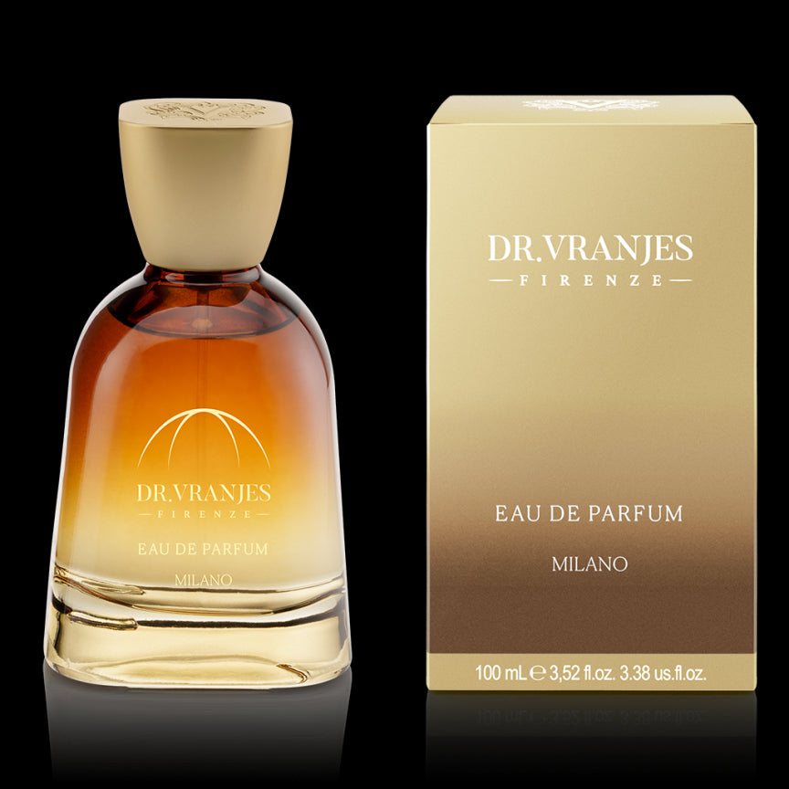 DR. VRANJES MILANO EDP 100 ML Eau de Parfum Milano 100mlLe note calde e avvolgenti di patchouli, pepe e legno di sandalo si uniscono al carattere originale del cedro per dar vita a un profumo unico.Un'esplosione di vitalità, come quella che contraddisting