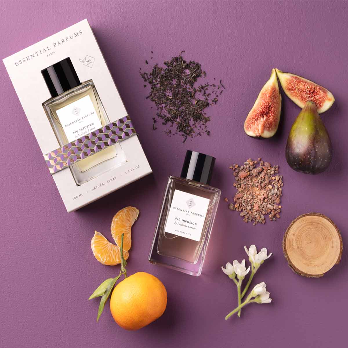 ESSENTIAL PARFUMS FIG INFUSION 100 ML EDP FIG INFUSION 100 ML EDPIspirata dalla luce di una giornata di sole nel sud della Francia, Nathalie Lorson ha composto una fragranza ottimista e rassicurante.Le note di testa, un fico più grande della vita, sono il